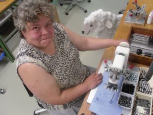 Dame am Arbeiten