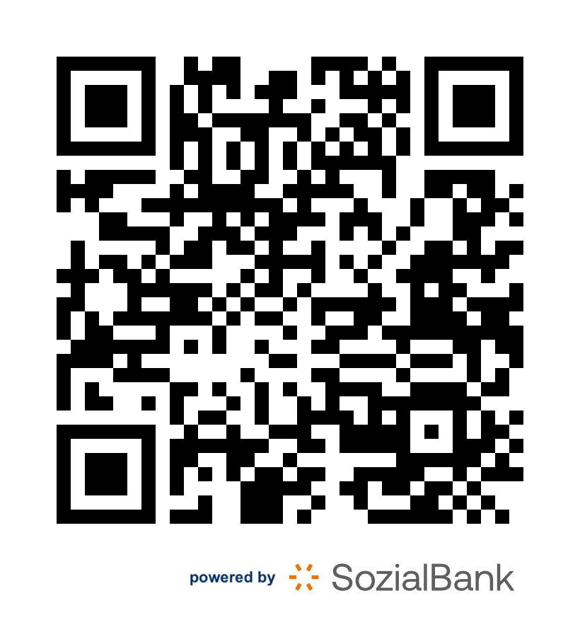 QR-Code der Sozialbank für weitere Informationen.